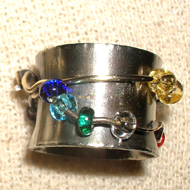 Multi metal ring by Judy Bjorkman