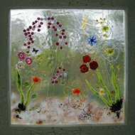 Glass window by Diana Tillotson